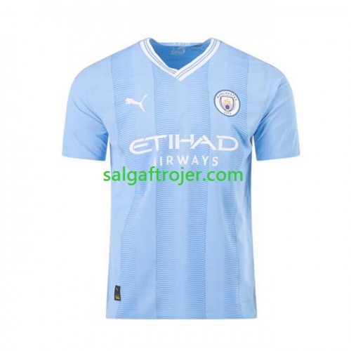 Manchester City Fodboldtrøjer Hjemmebanesæt 2023/24 Kort ærmer Manchester City Fodboldtrøjer Hjemmebanesæt 2023/24 Kort ærmer